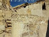 Castillo de la Macarena. Arranque de la bóveda de media naranja de ladrillo macizo